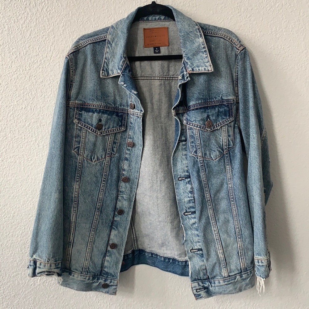Lucky Brand - Blue Stone Wash Jean Jacket - Size Small
